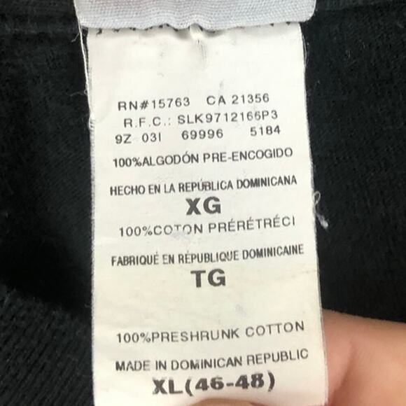 Vintage Blue Medusa Like Graphic Print Hanes Beefy-T Men's Size XL - Picture 4 of 5